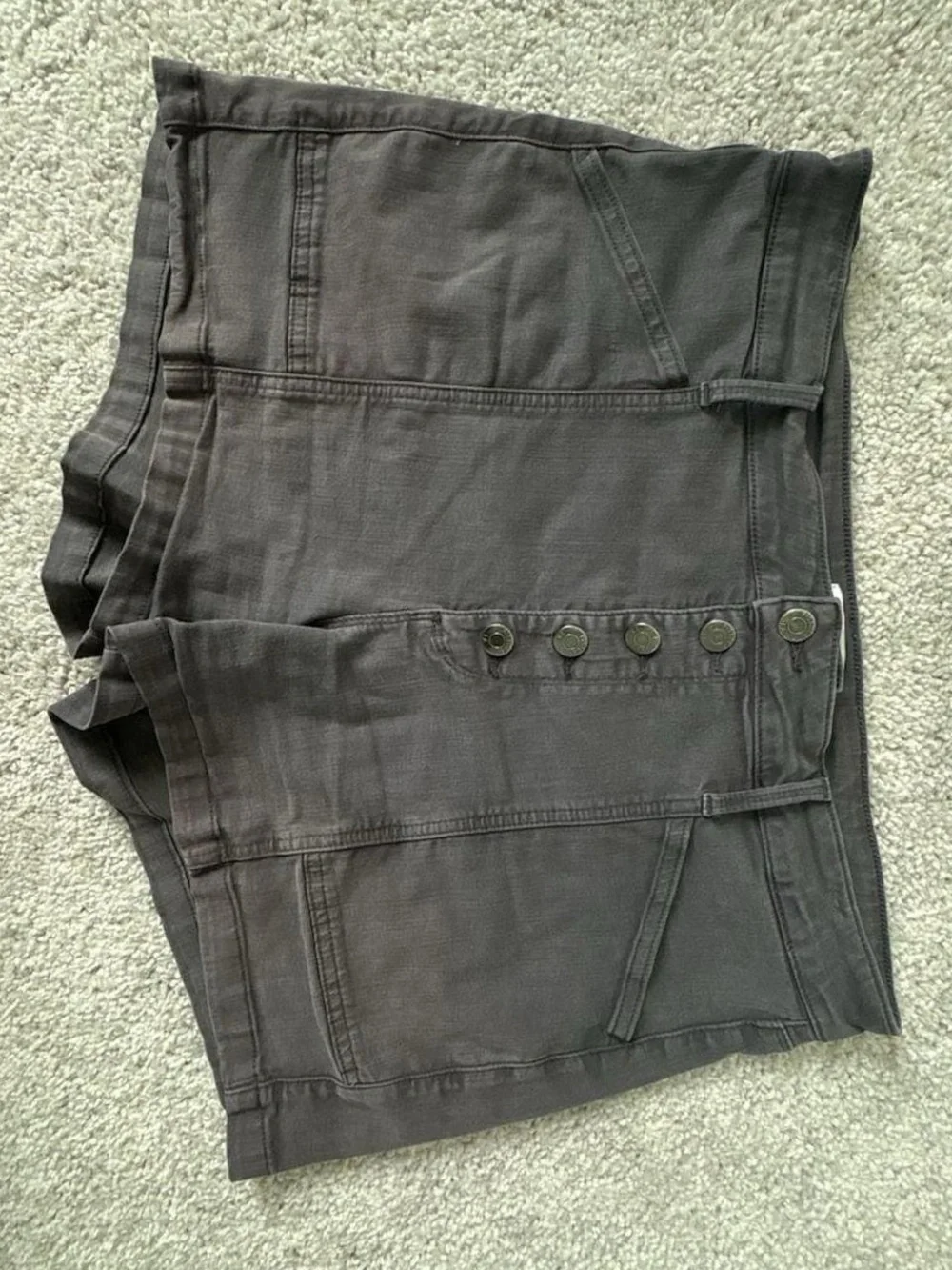 Pistola High-Waist Button-Front Women’s Shorts — Black 31